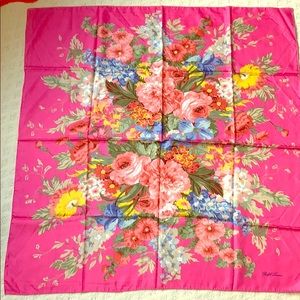 Ralph Lauren Vintage Southampton Floral silk scarf